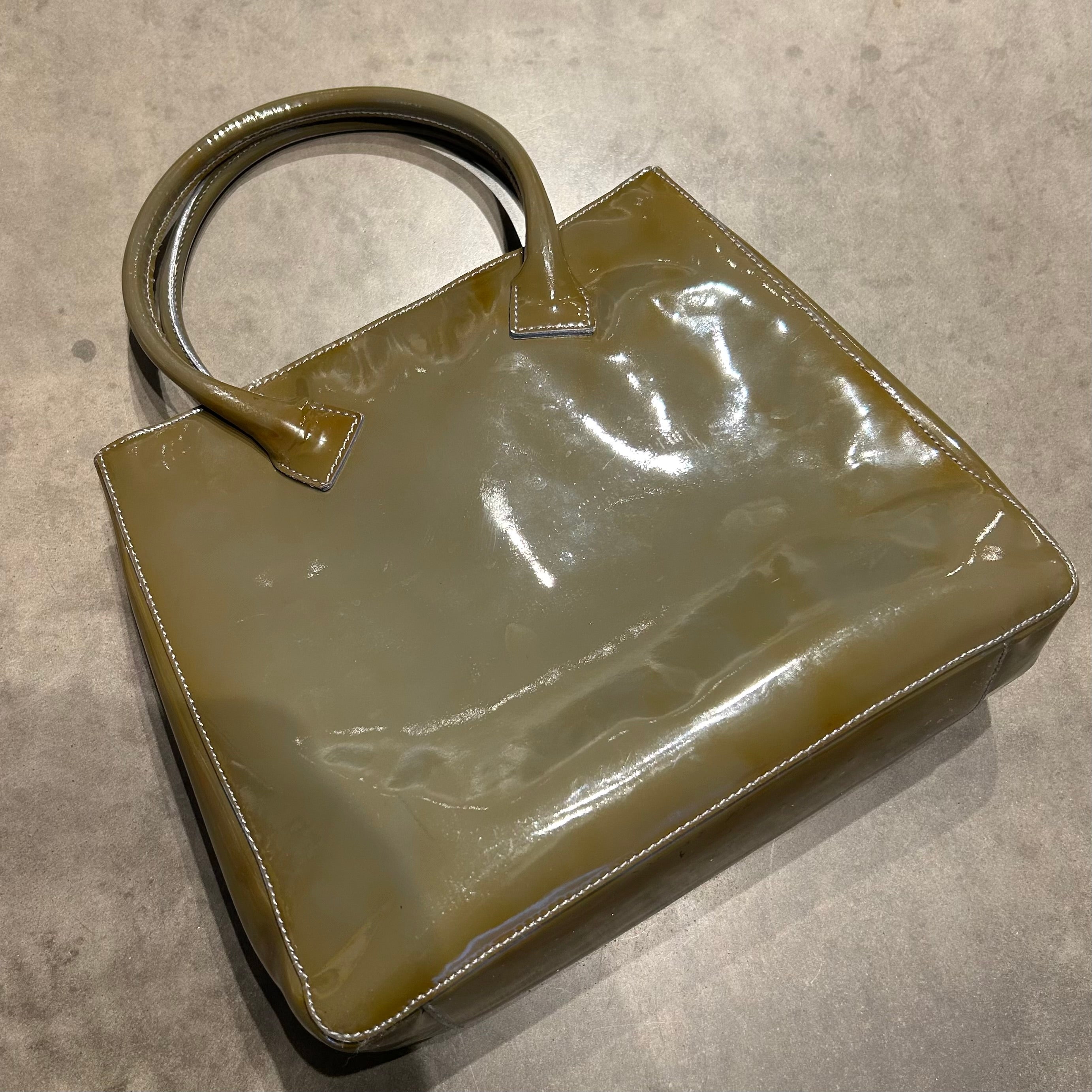 Miu Miu Patent Leather Tote Bag