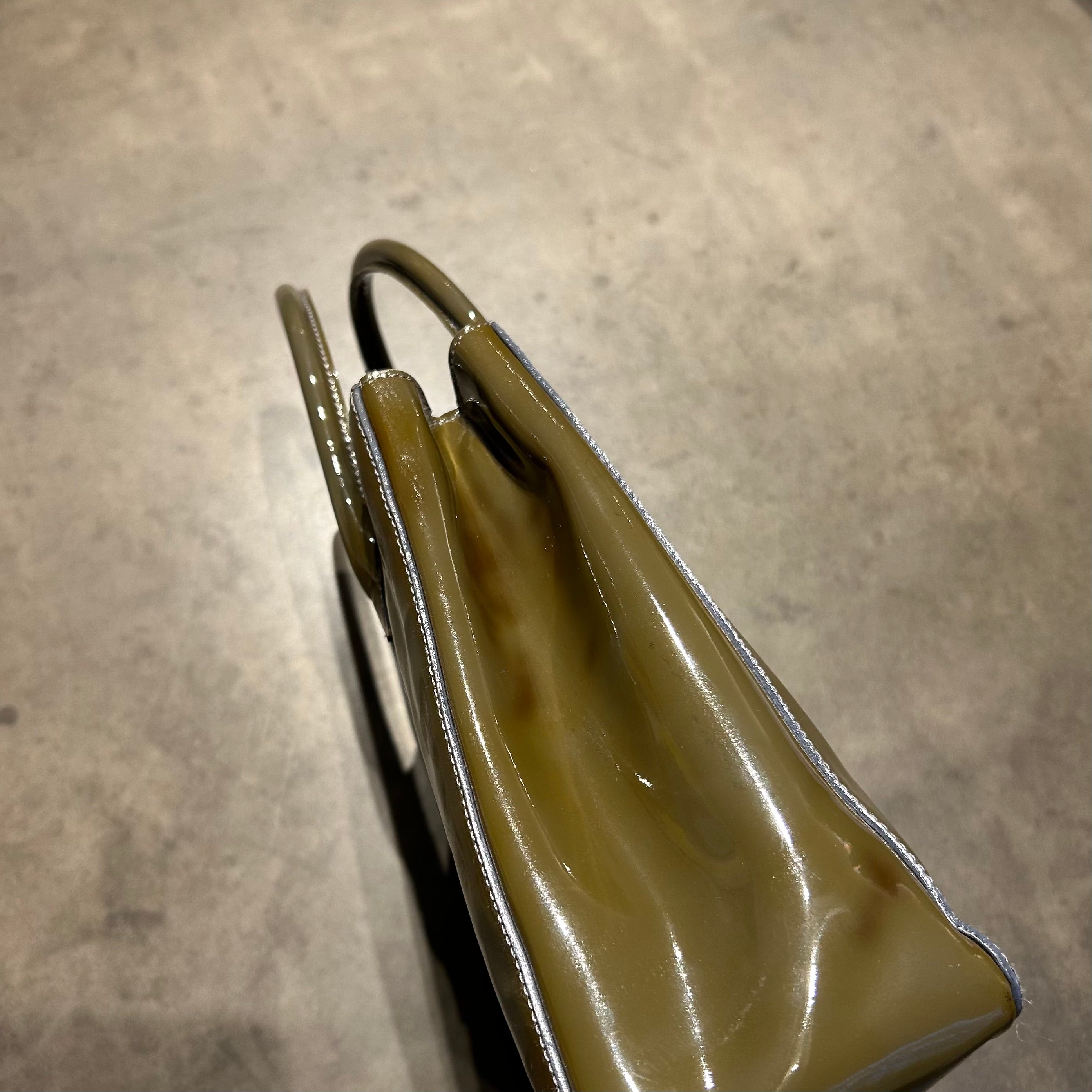 Miu Miu Patent Leather Tote Bag