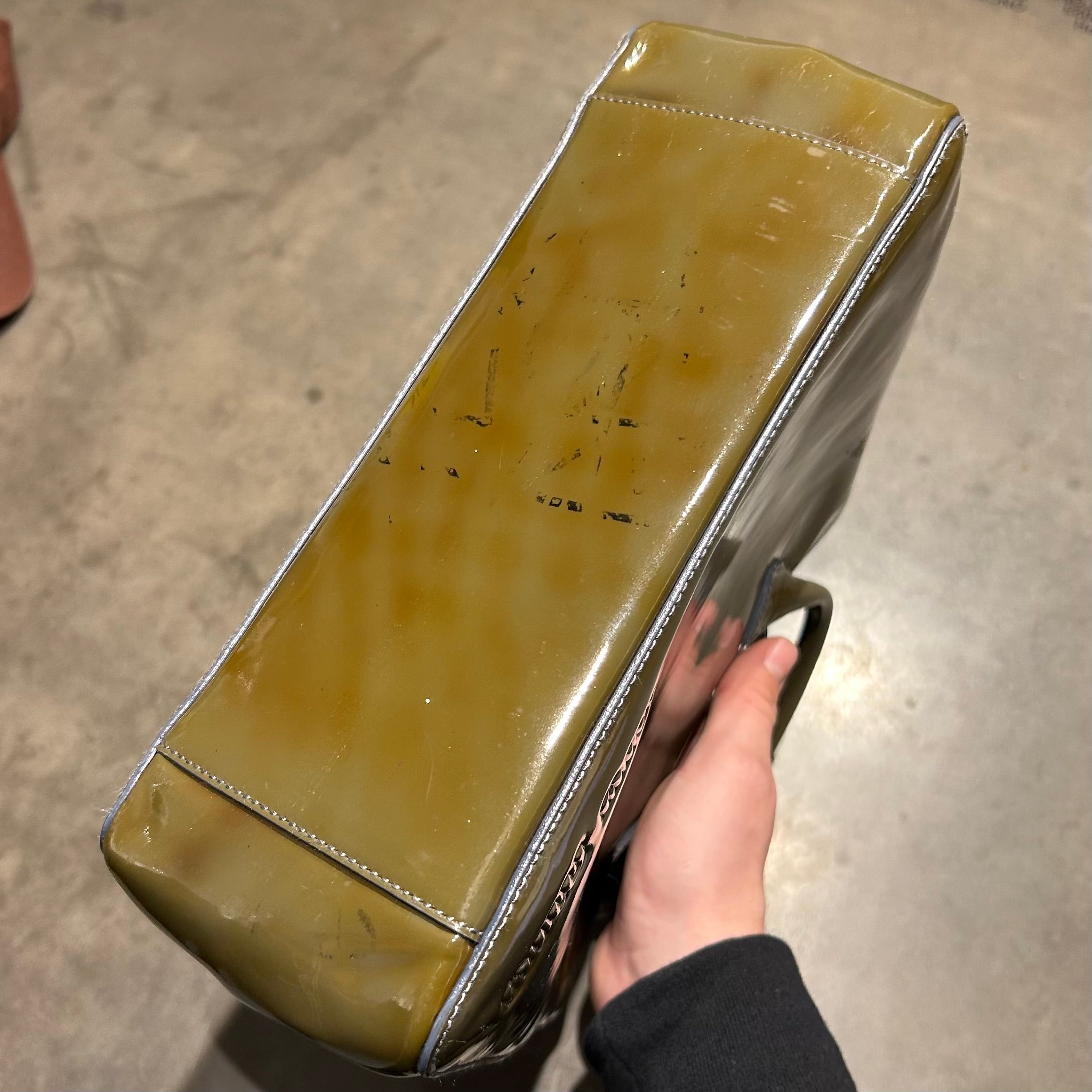 Miu Miu Patent Leather Tote Bag