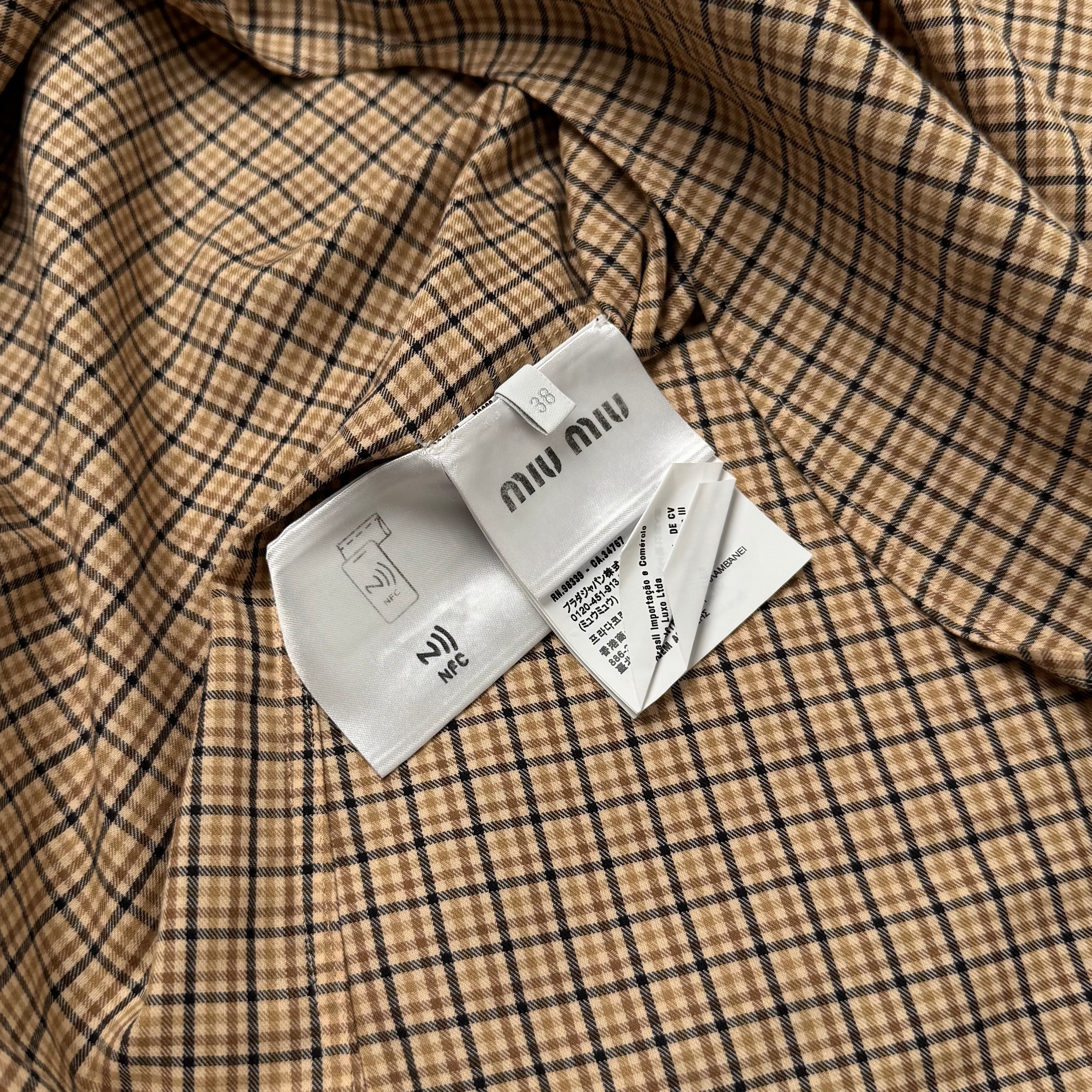 MIU MIU skjorte (Str. 38)