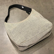 Prada Canvas Baguette Shoulder Bag