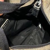 Prada Canvas Baguette Shoulder Bag
