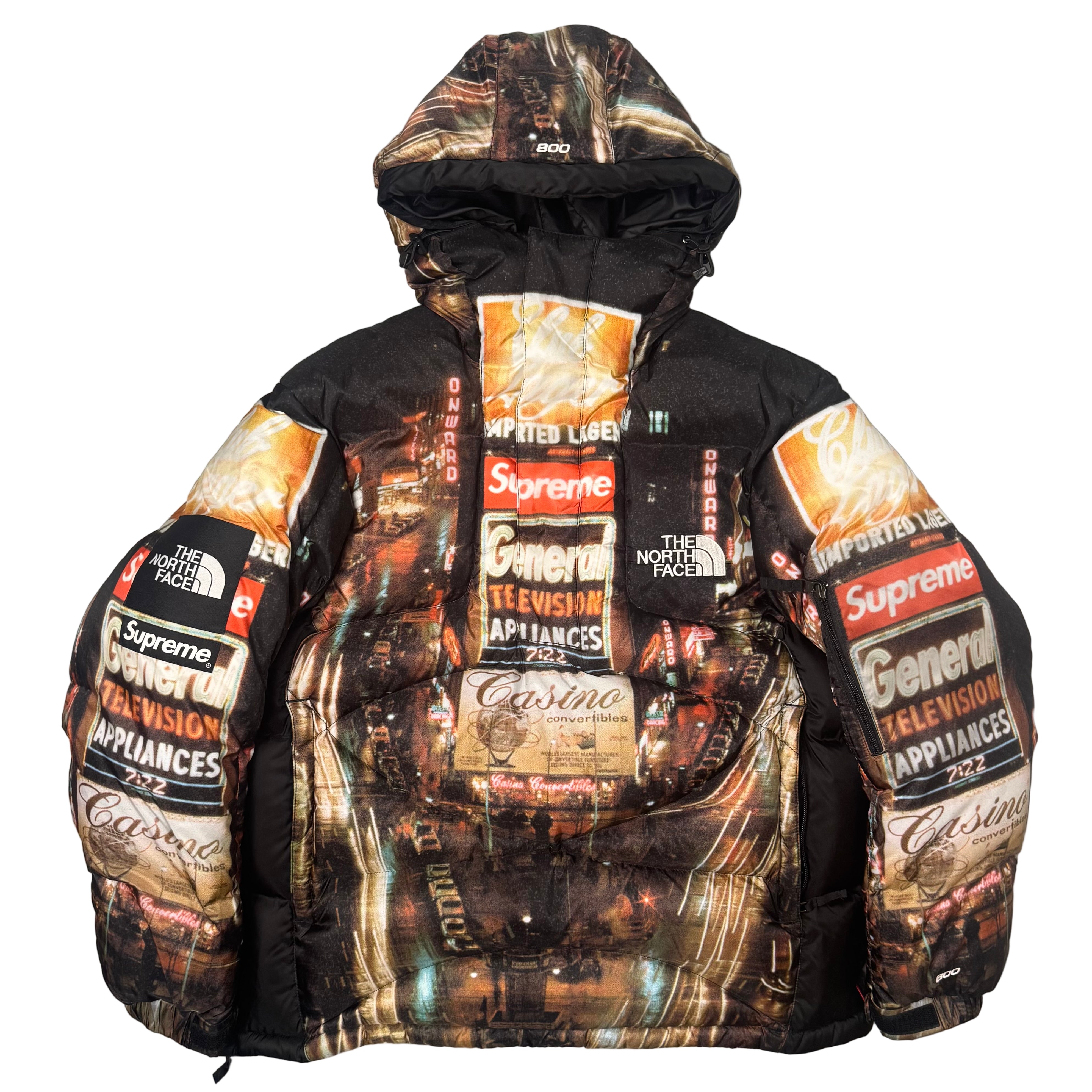 Supreme x The North Face jakke (Str. S & L)
