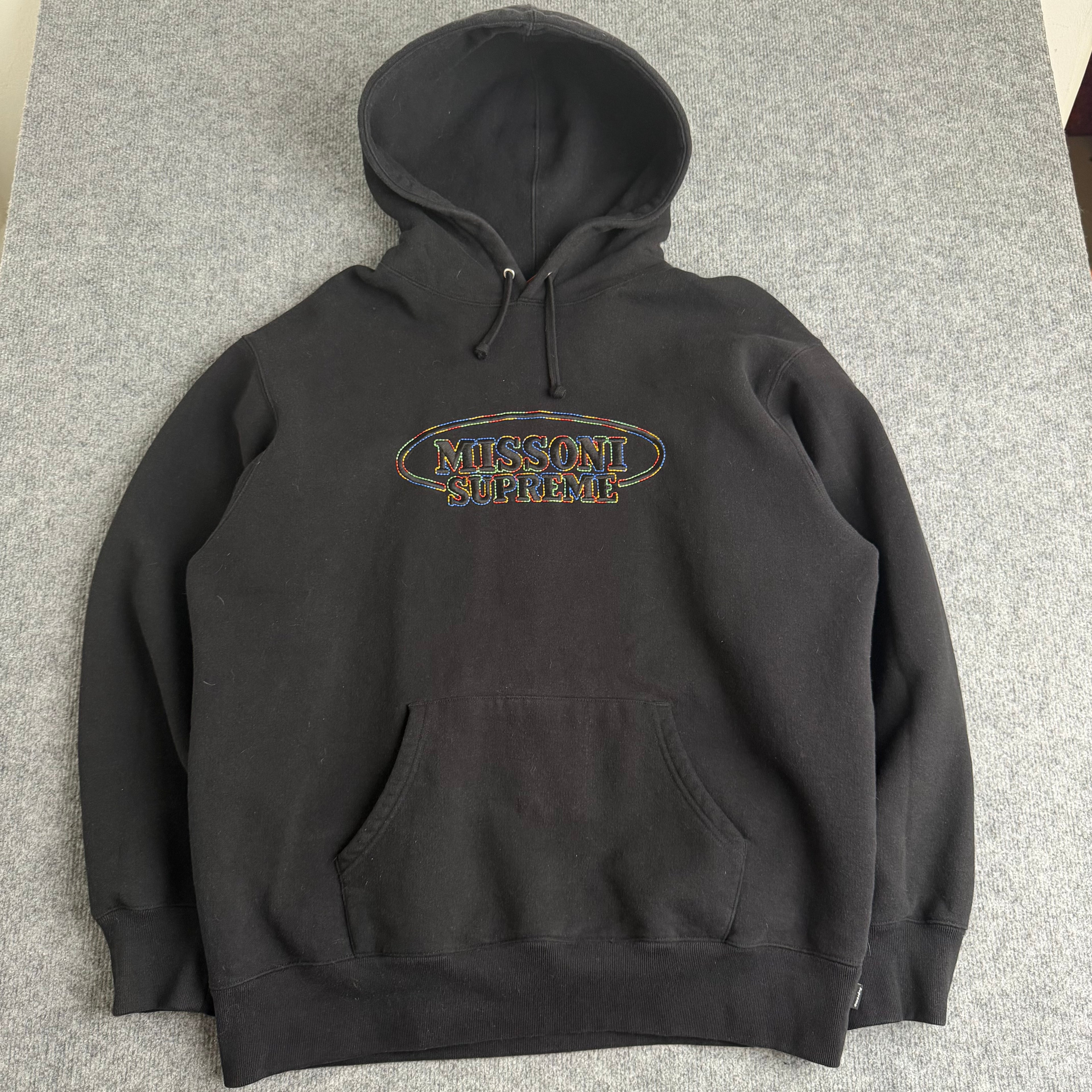 Supreme x Missoni hættetrøje (Str. L)