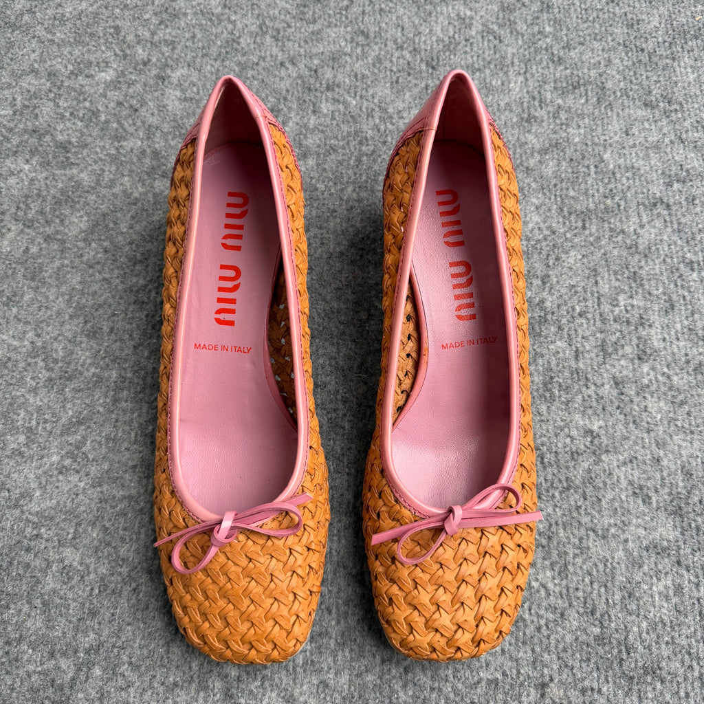 Miu Miu ballerinaer (Str. 37.5)