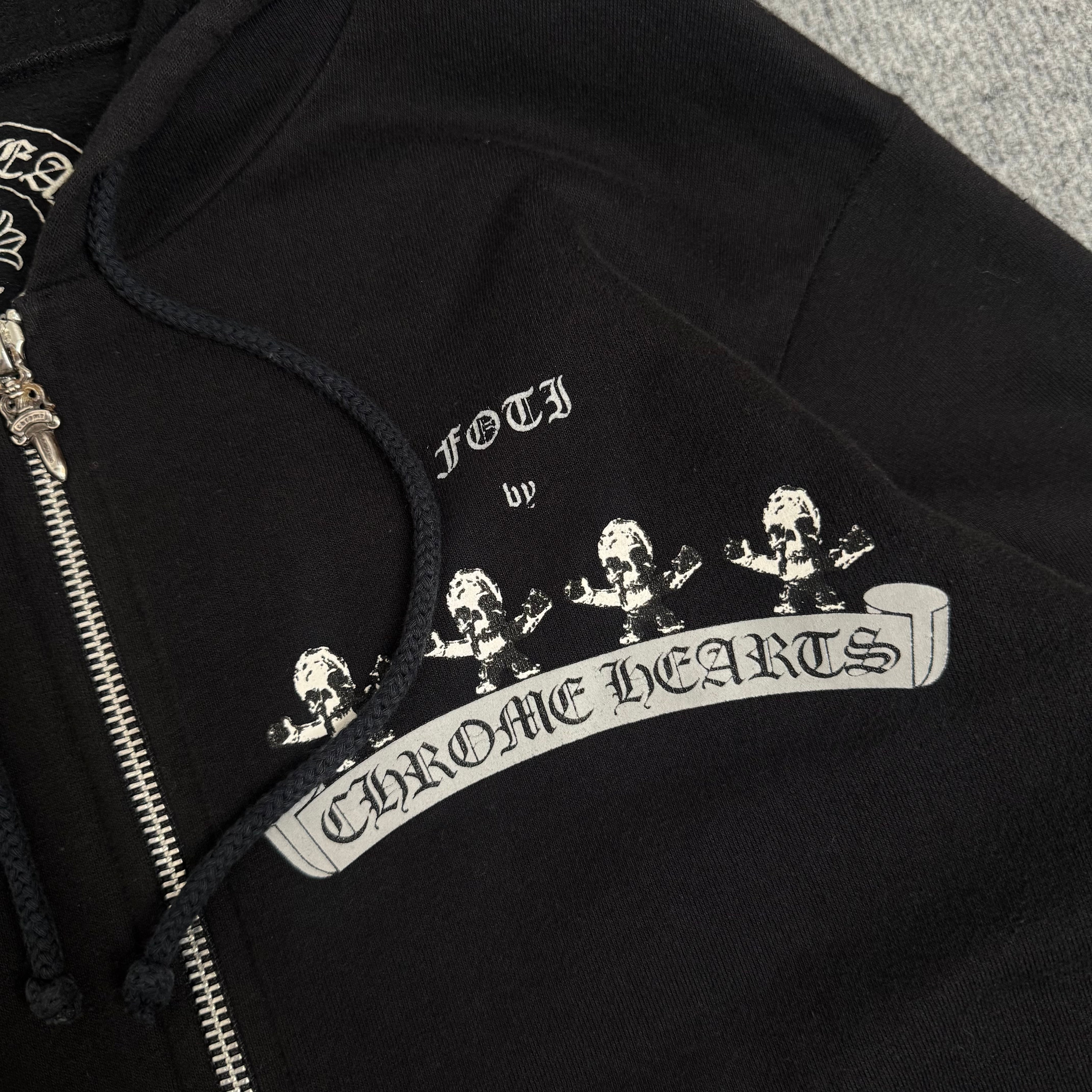 Chrome Hearts hættetrøje (Str. XS)