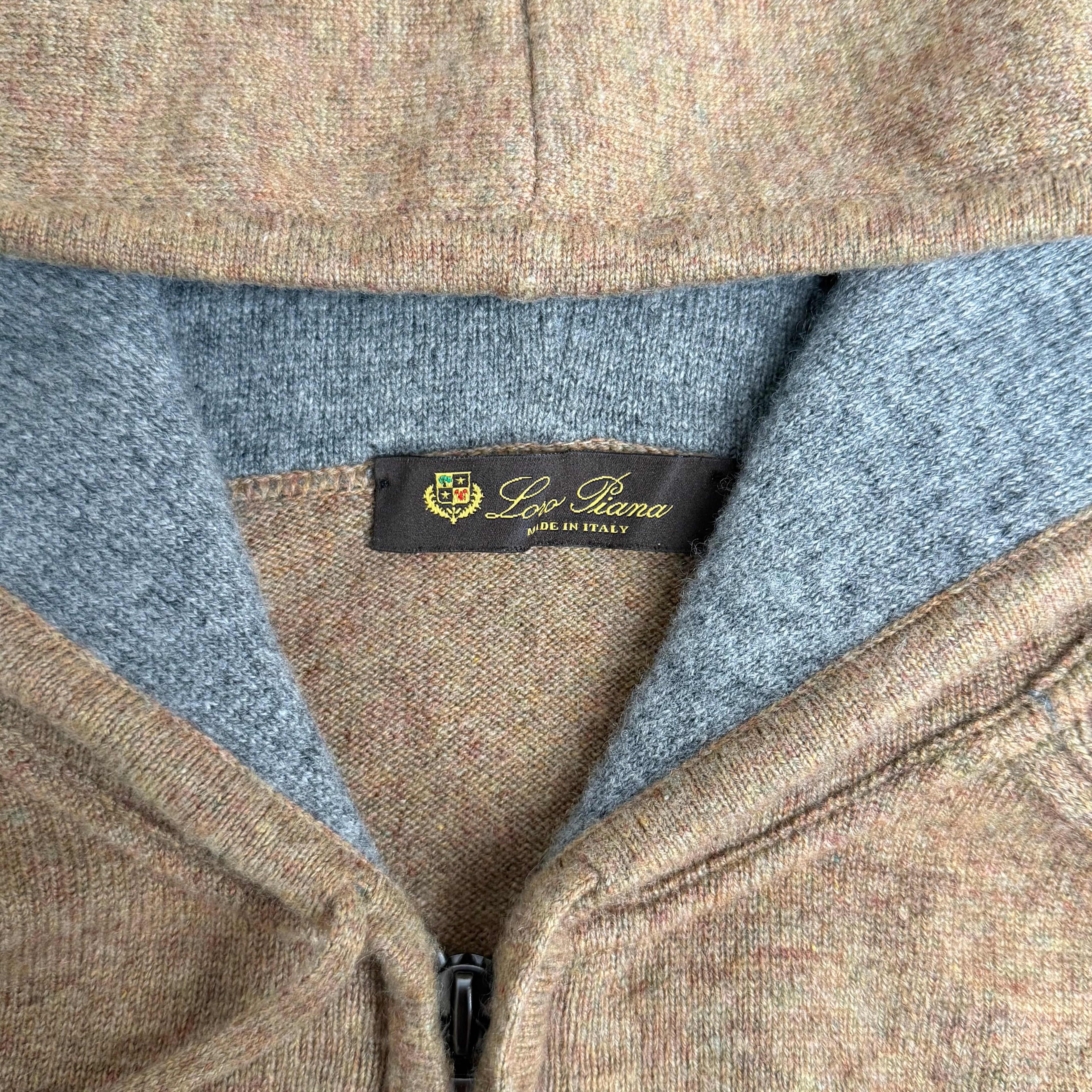 Loro Piana Cashmere Hættetrøje (Str. M)