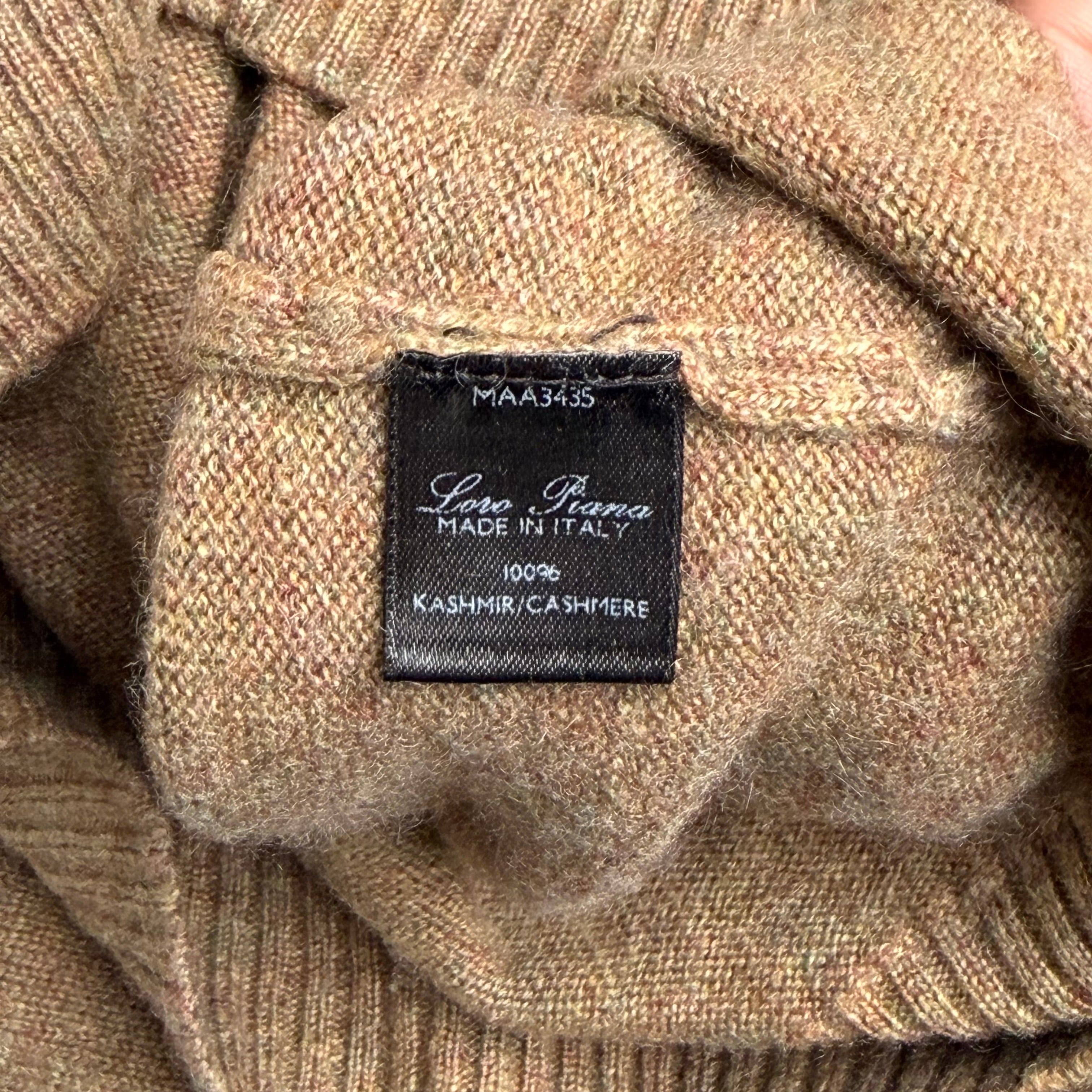 Loro Piana Cashmere Hættetrøje (Str. M)