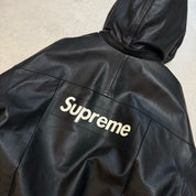 Supreme x Nike læder anorak (Str. S)