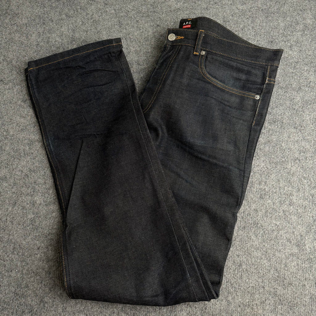 Supreme x A.P.C bukser (Str. 35)