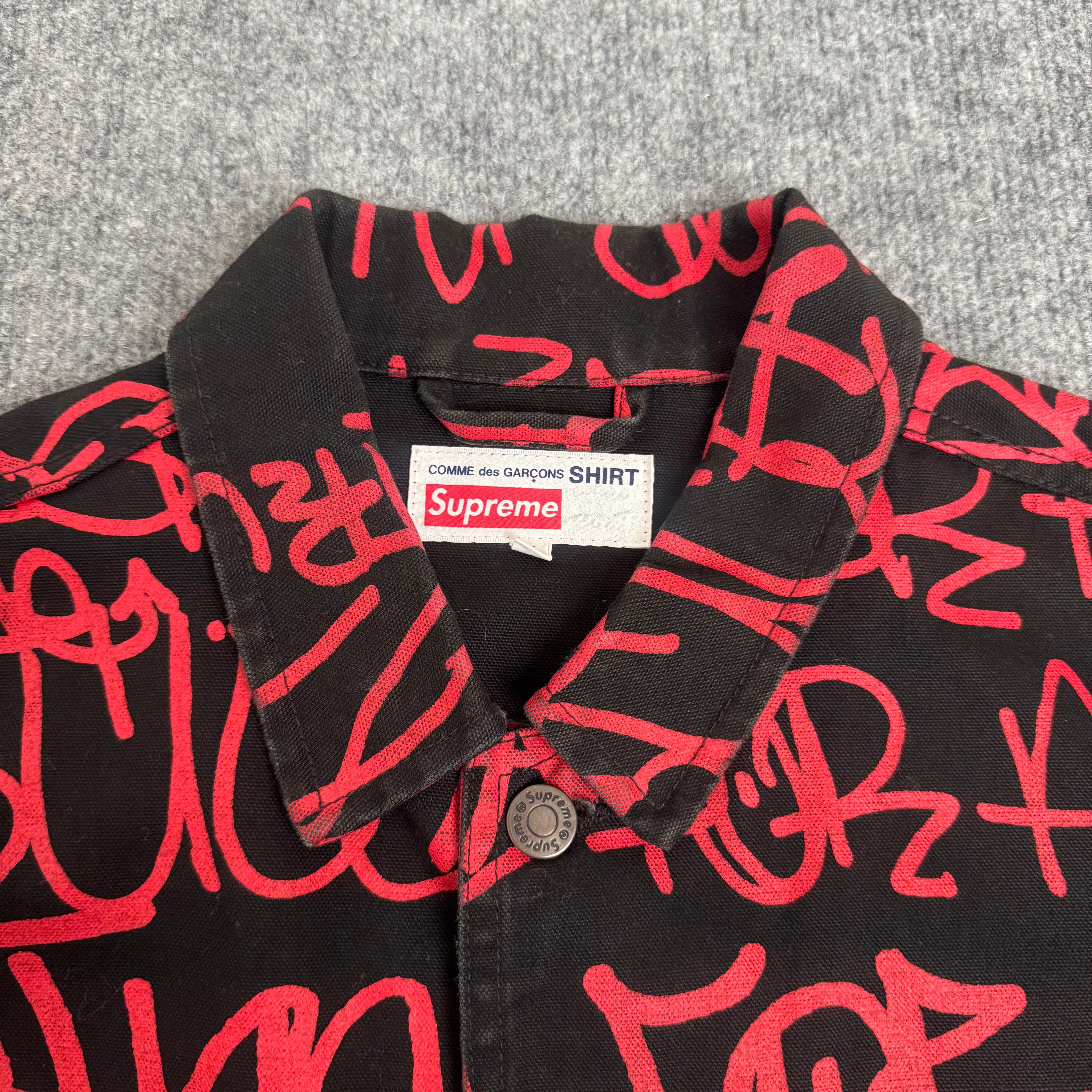 Supreme x CDG jakke (Str. M)
