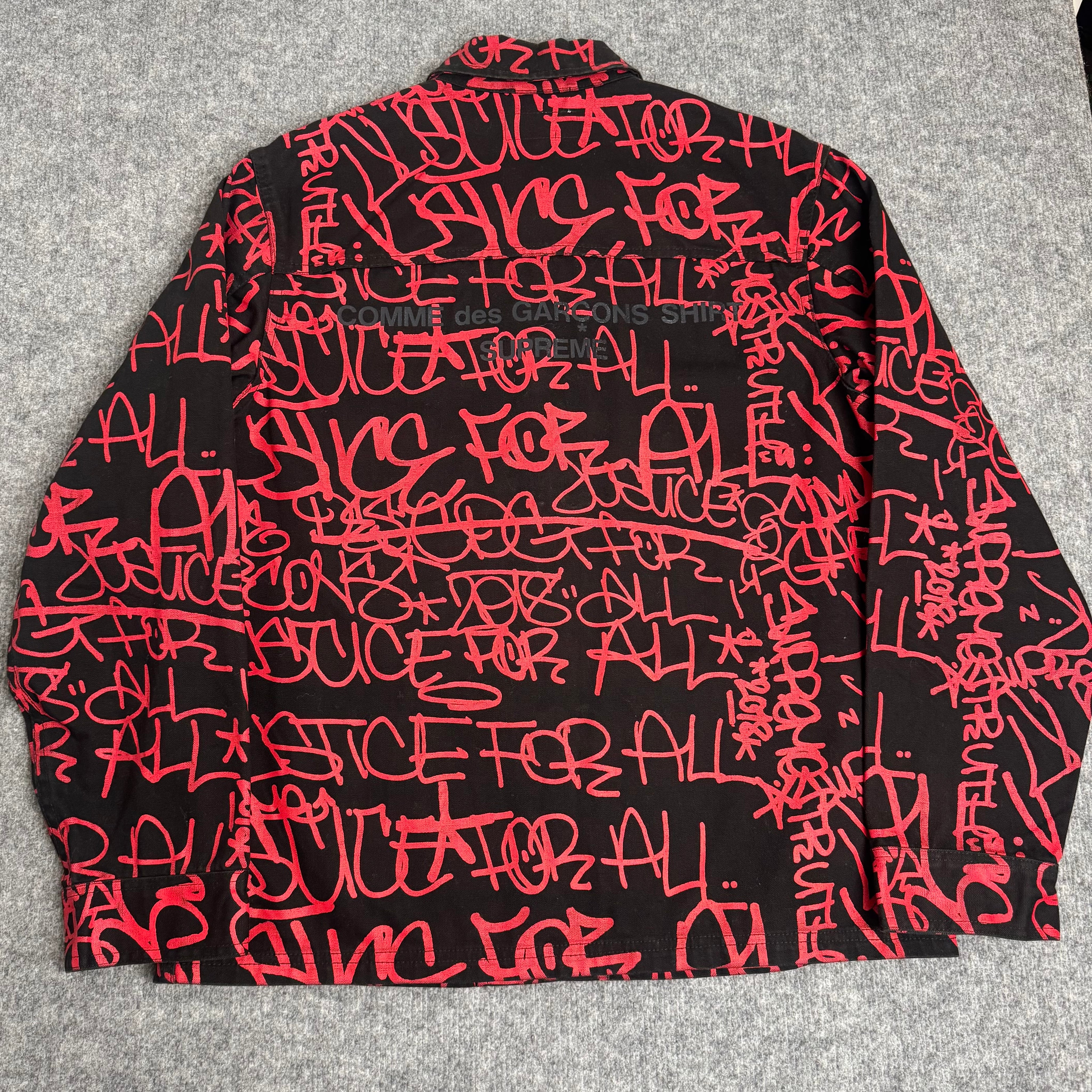 Supreme x CDG jakke (Str. M)