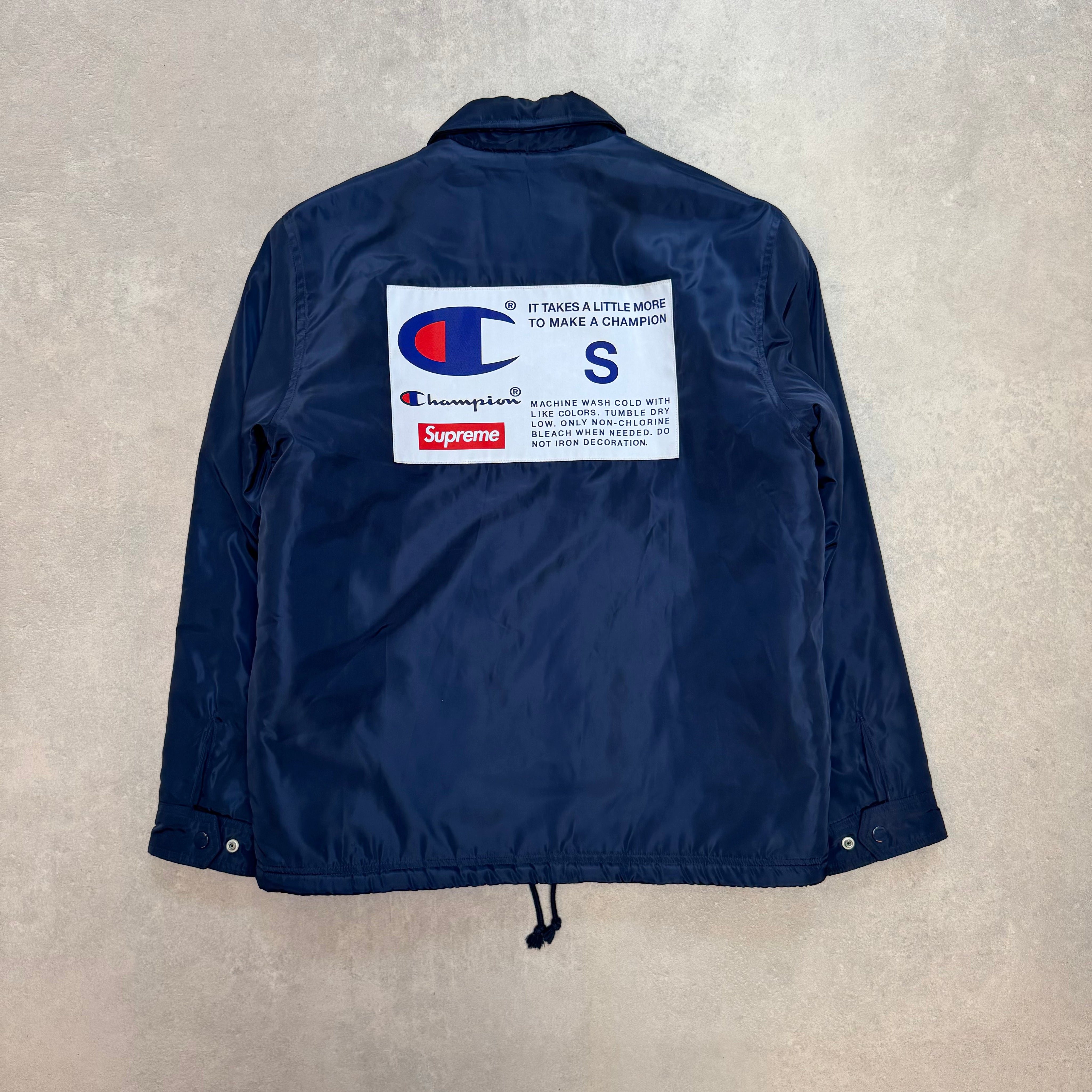 Supreme x Champion jakke (Str. S)