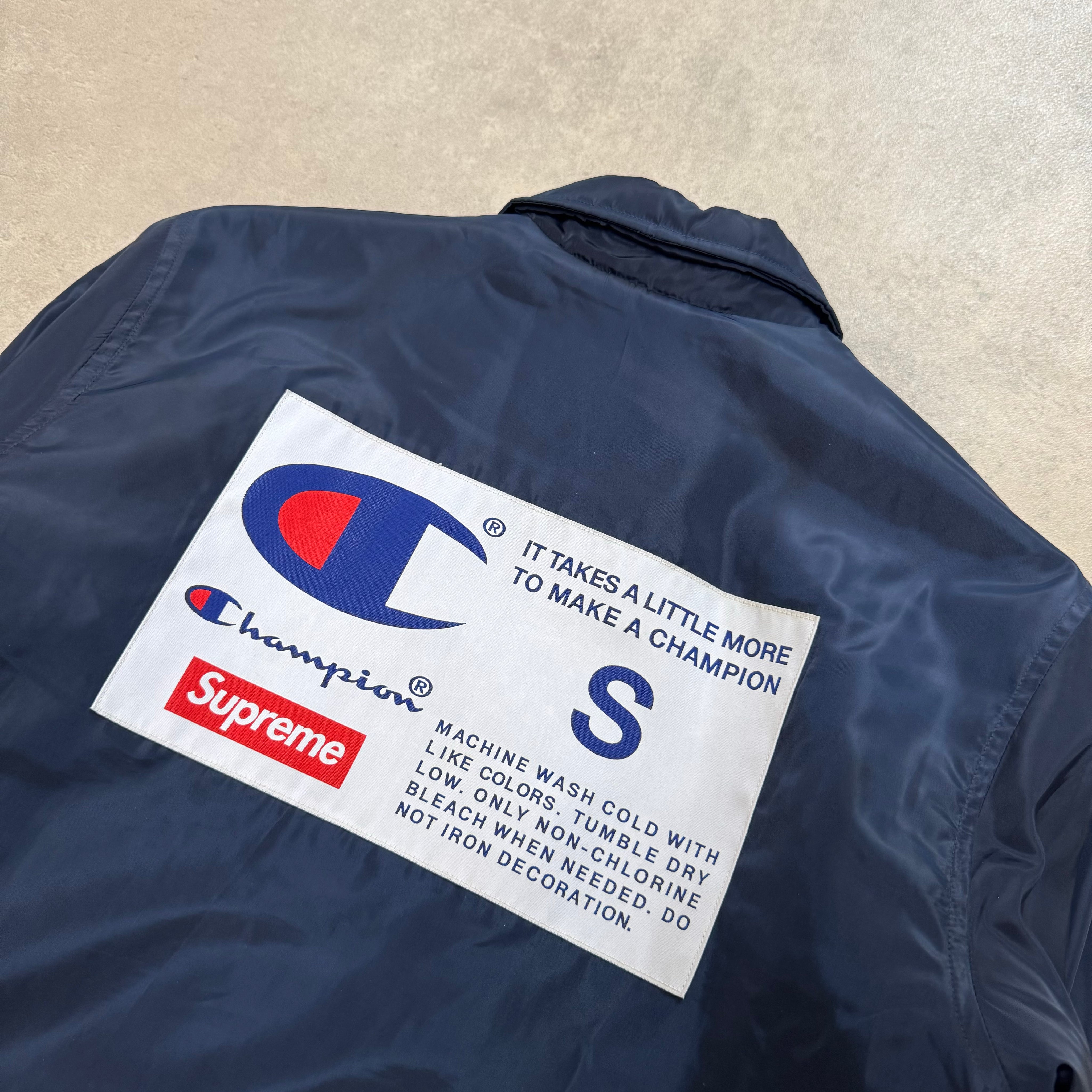 Supreme x Champion jakke (Str. S)