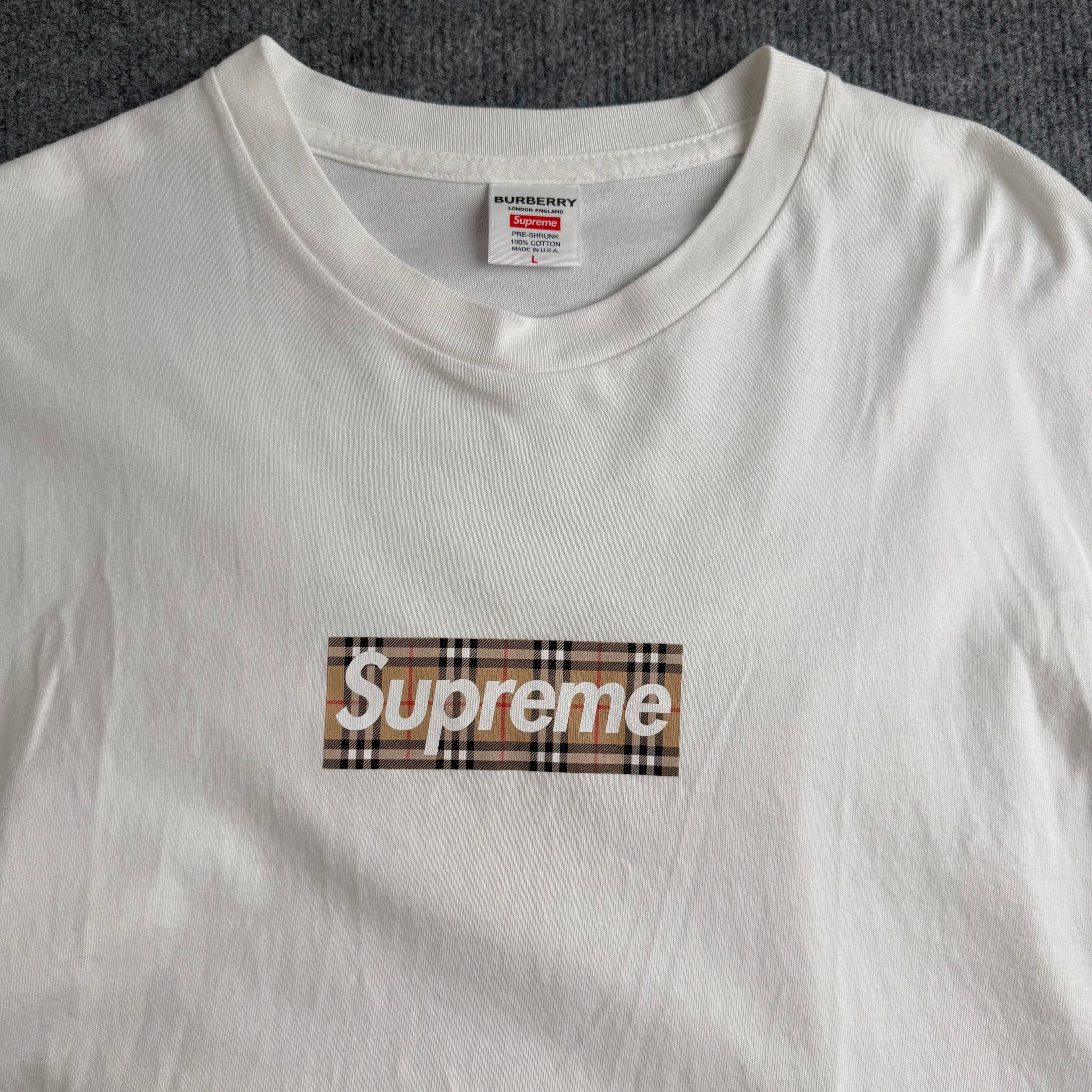 Supreme x Burberry t-shirt (Str. L)