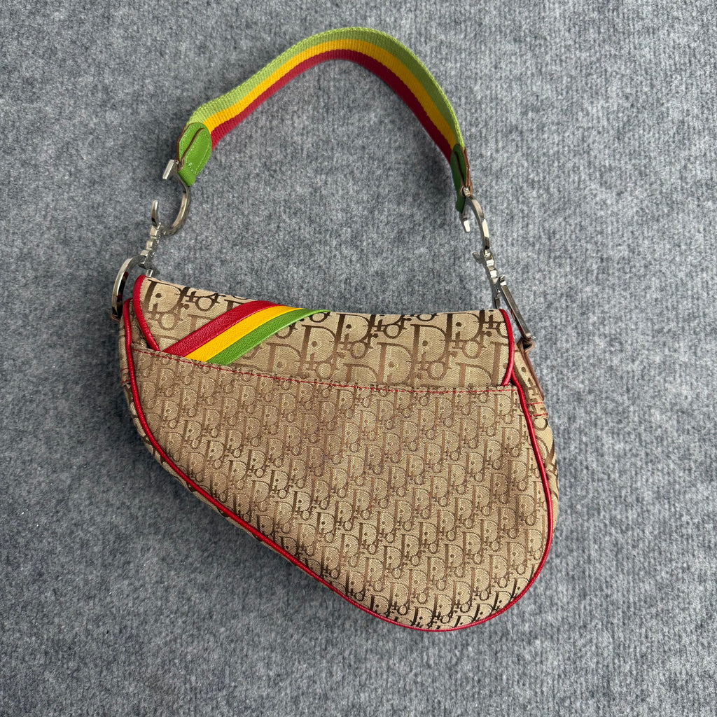 Dior Rasta Saddle taske