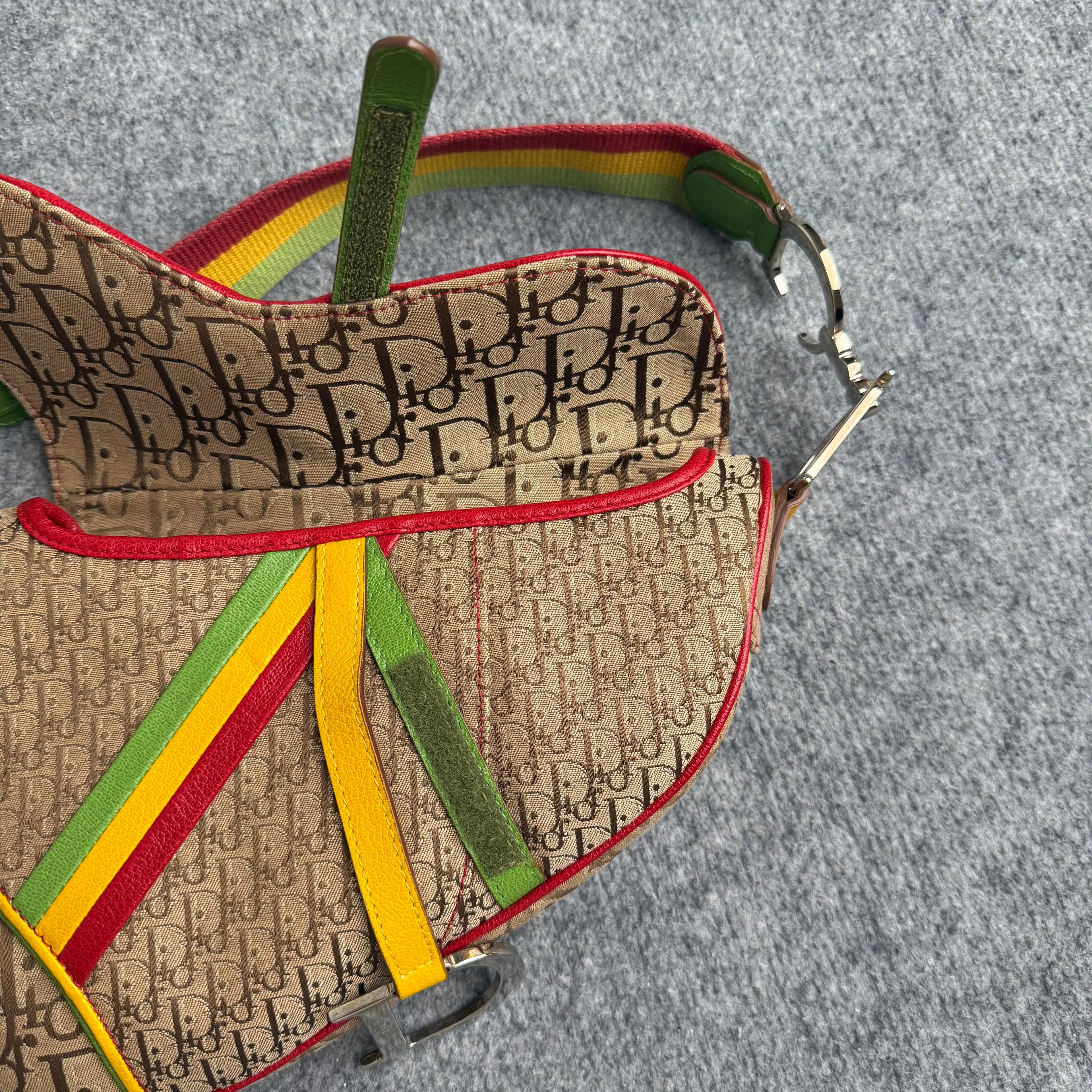 Dior Rasta Saddle taske
