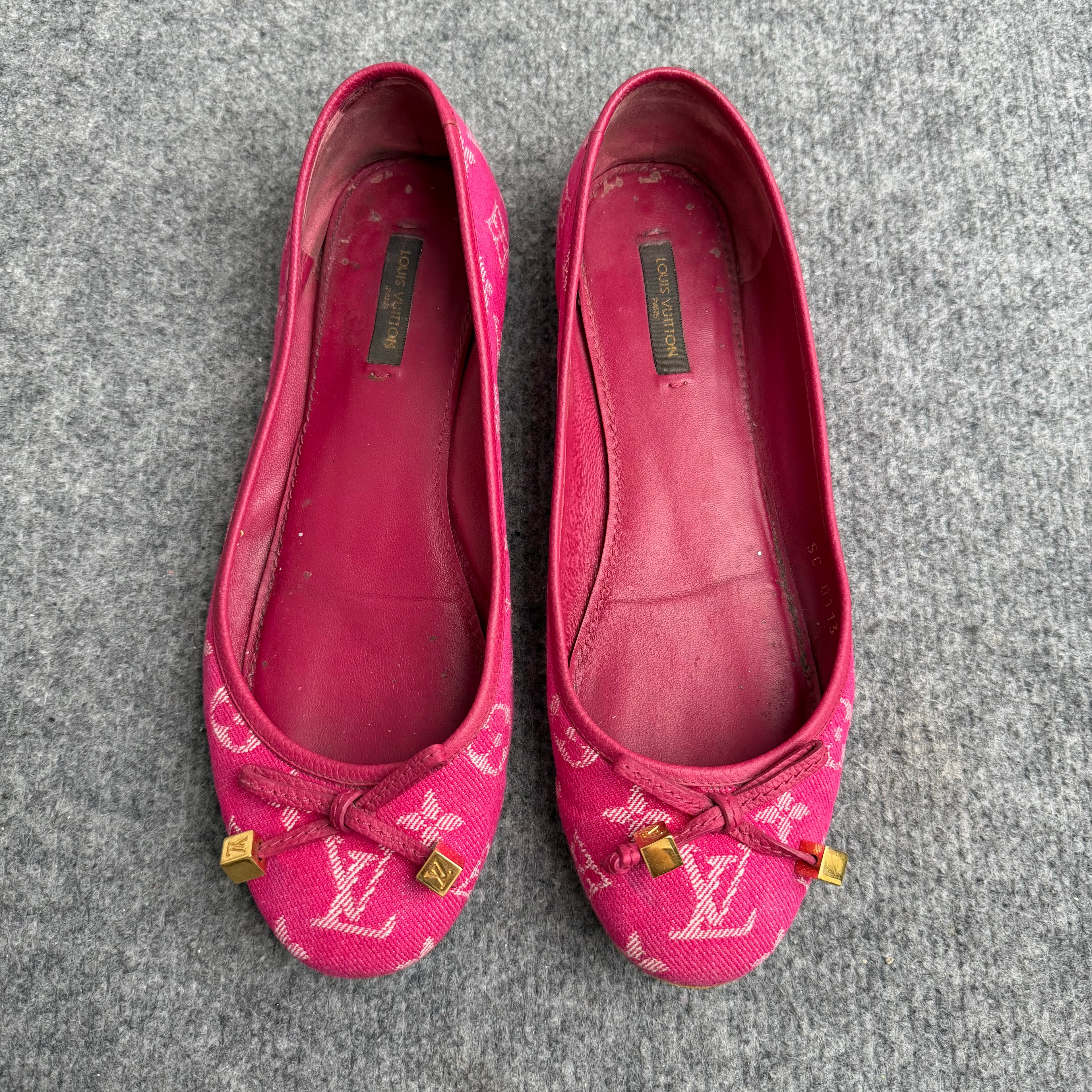 Louis Vuitton Ballerinaer (Str. 38.5)