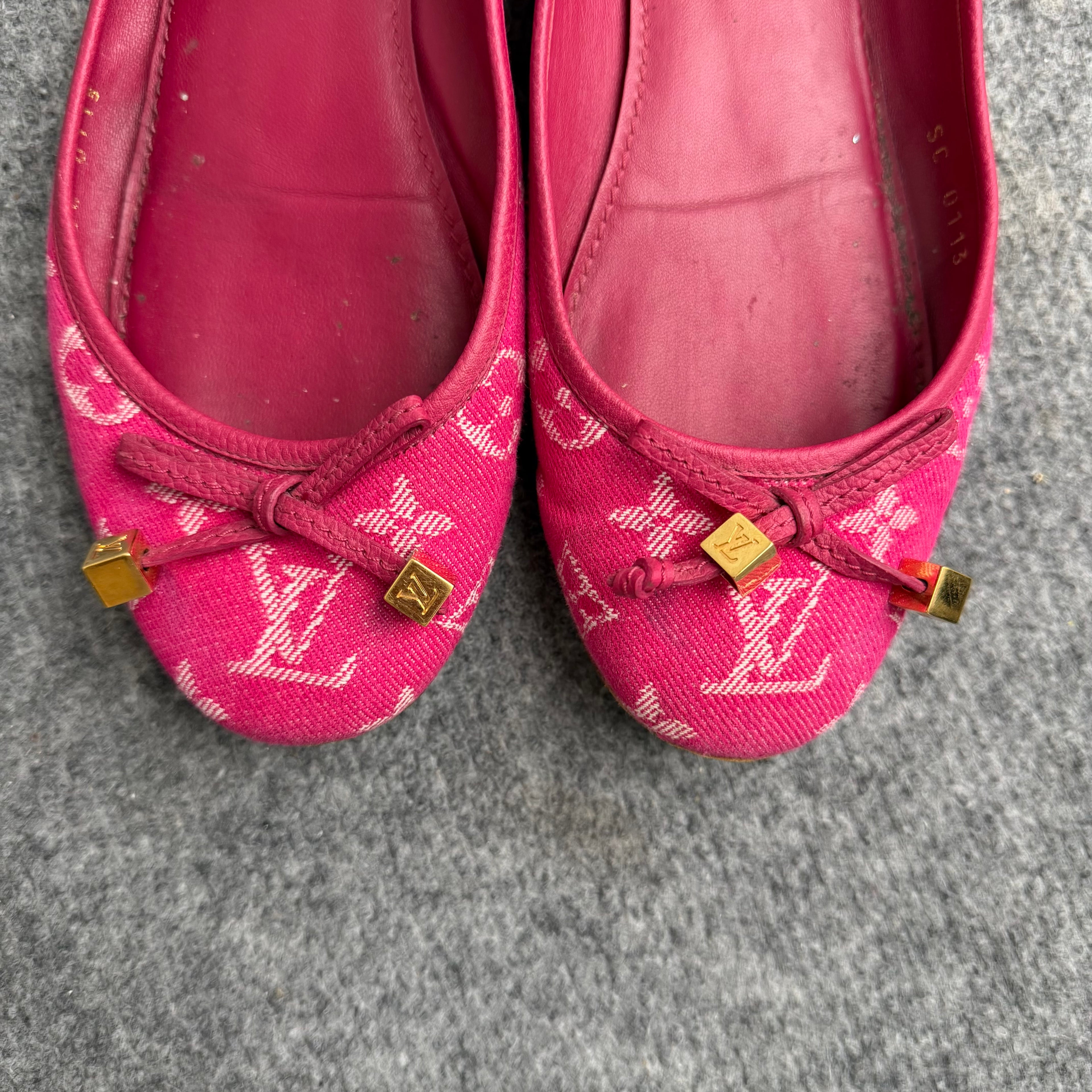 Louis Vuitton Ballerinaer (Str. 38.5)