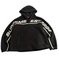 Supreme fleece hættetrøje (Str. M)