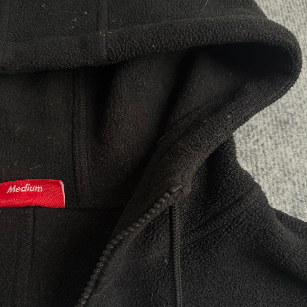 Supreme fleece hættetrøje (Str. M)