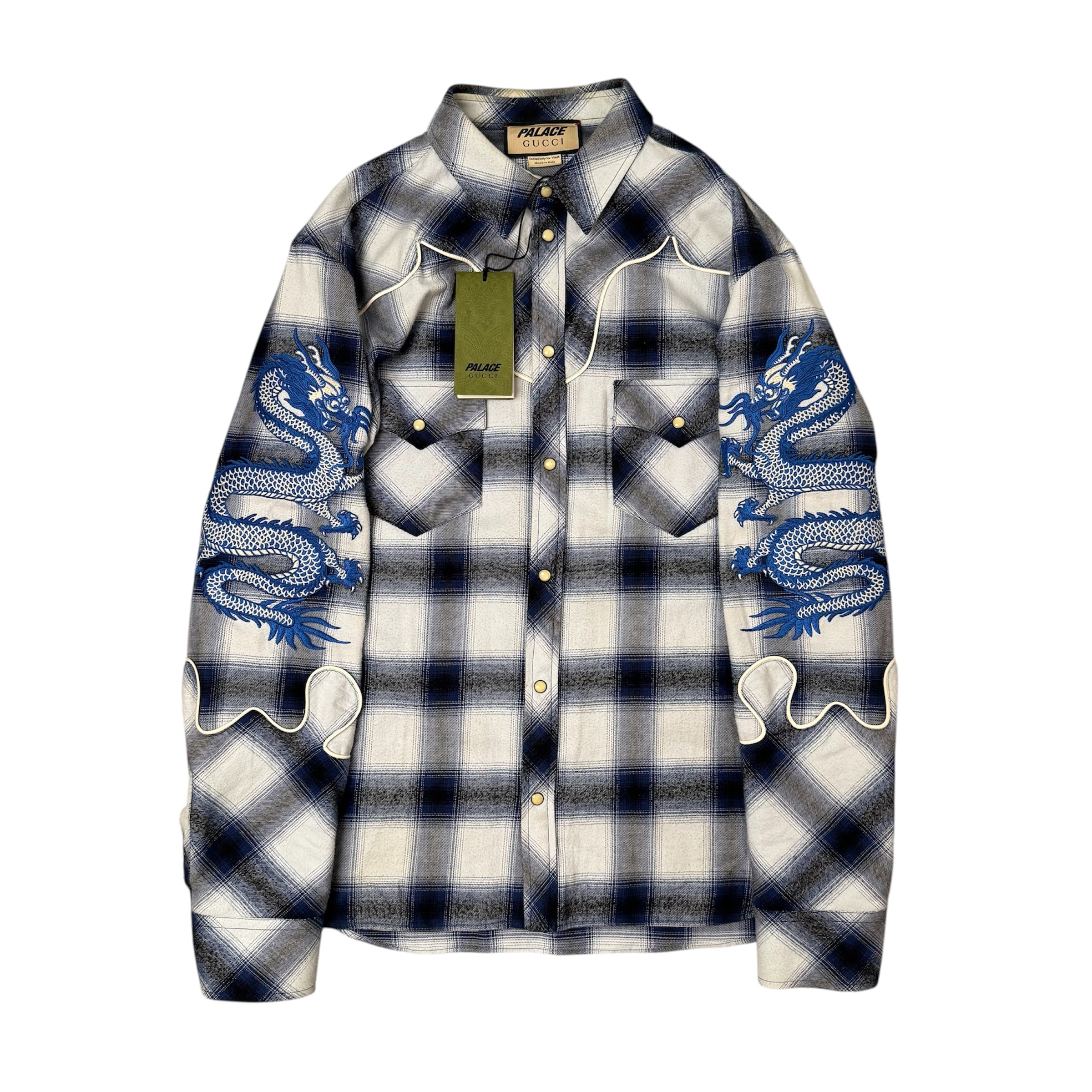 Gucci x Palace skjorte (Str. M)
