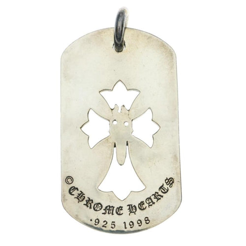 Chrome Hearts Dtag W diamonds 925